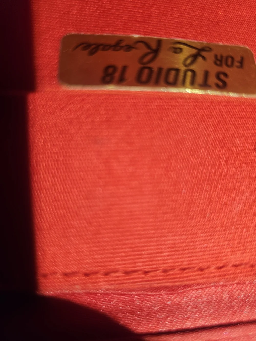 Vintage Red Sequin Evening Clutch